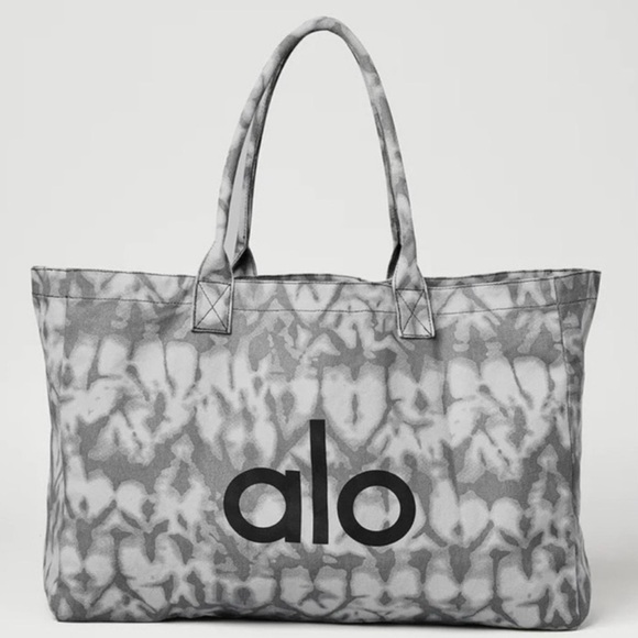 ALO YOGA Grey Tie-Dye Tote - Picture 2 of 9